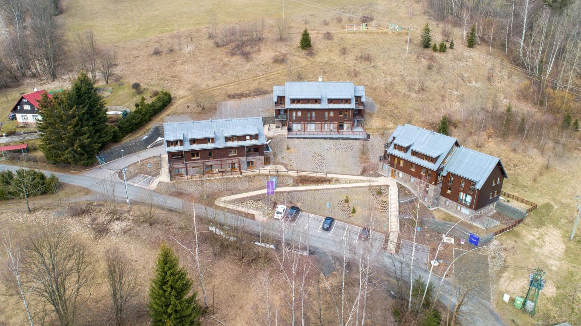 Apartman Andrasa V Krkonosich Se Saunou A Terasou Semily Buitenkant foto